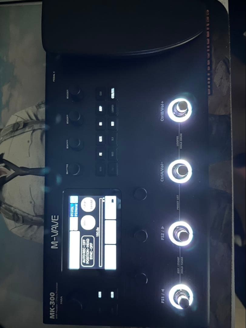 M-VAVE MK-300 ギターマルチエフェクター ベースマルチエフェクター