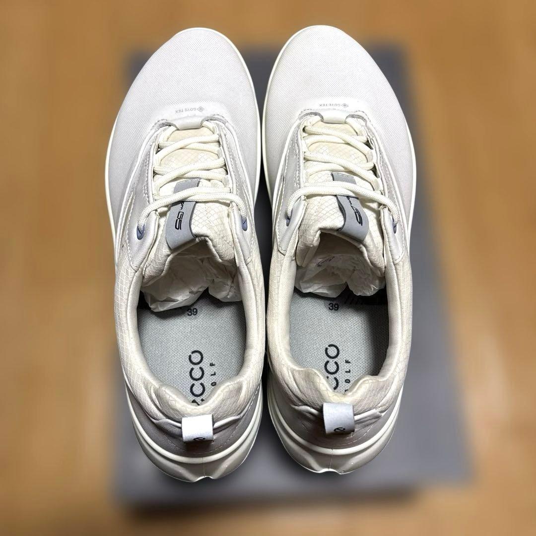 eccoレディース防水レースアップゴルフシューズ　バイオム G5 24.5cm