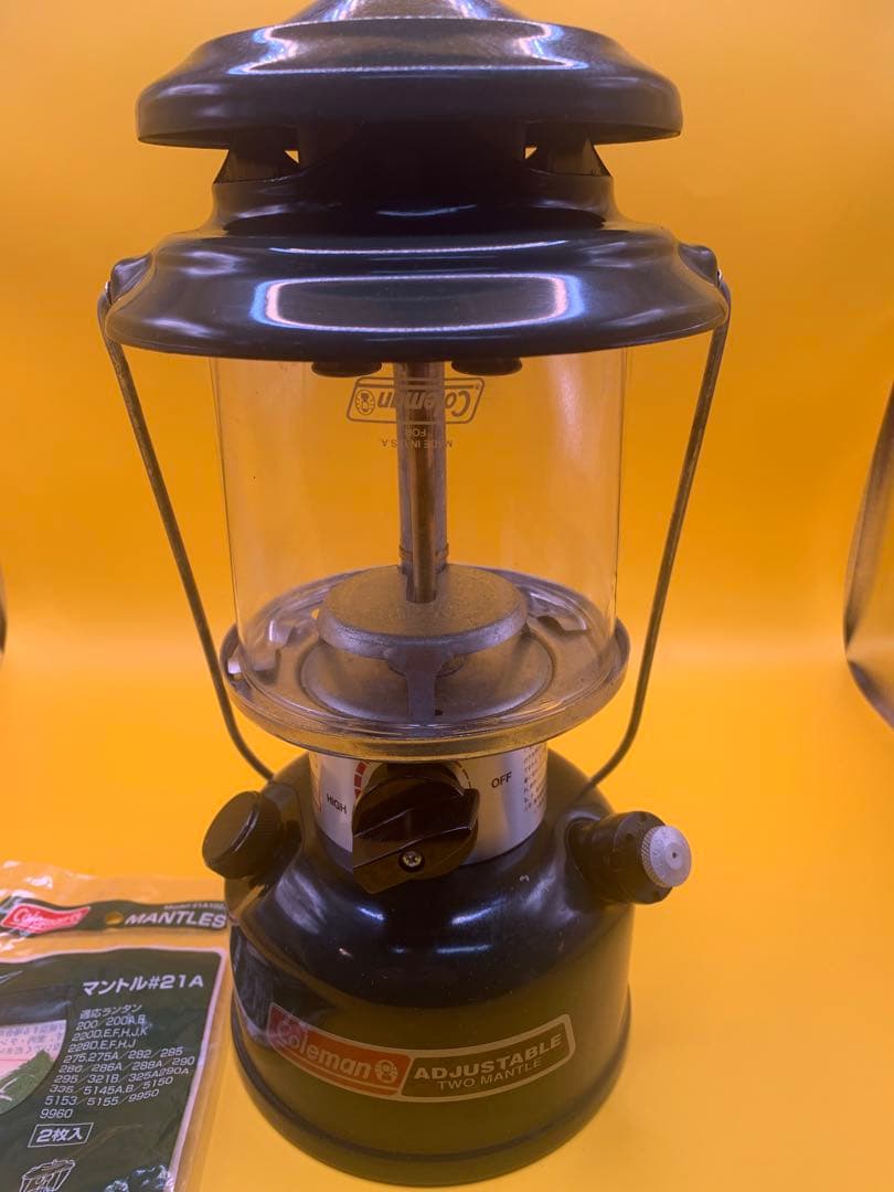コールマン Coleman 2マントル ガソリンランタン 288A グリーン