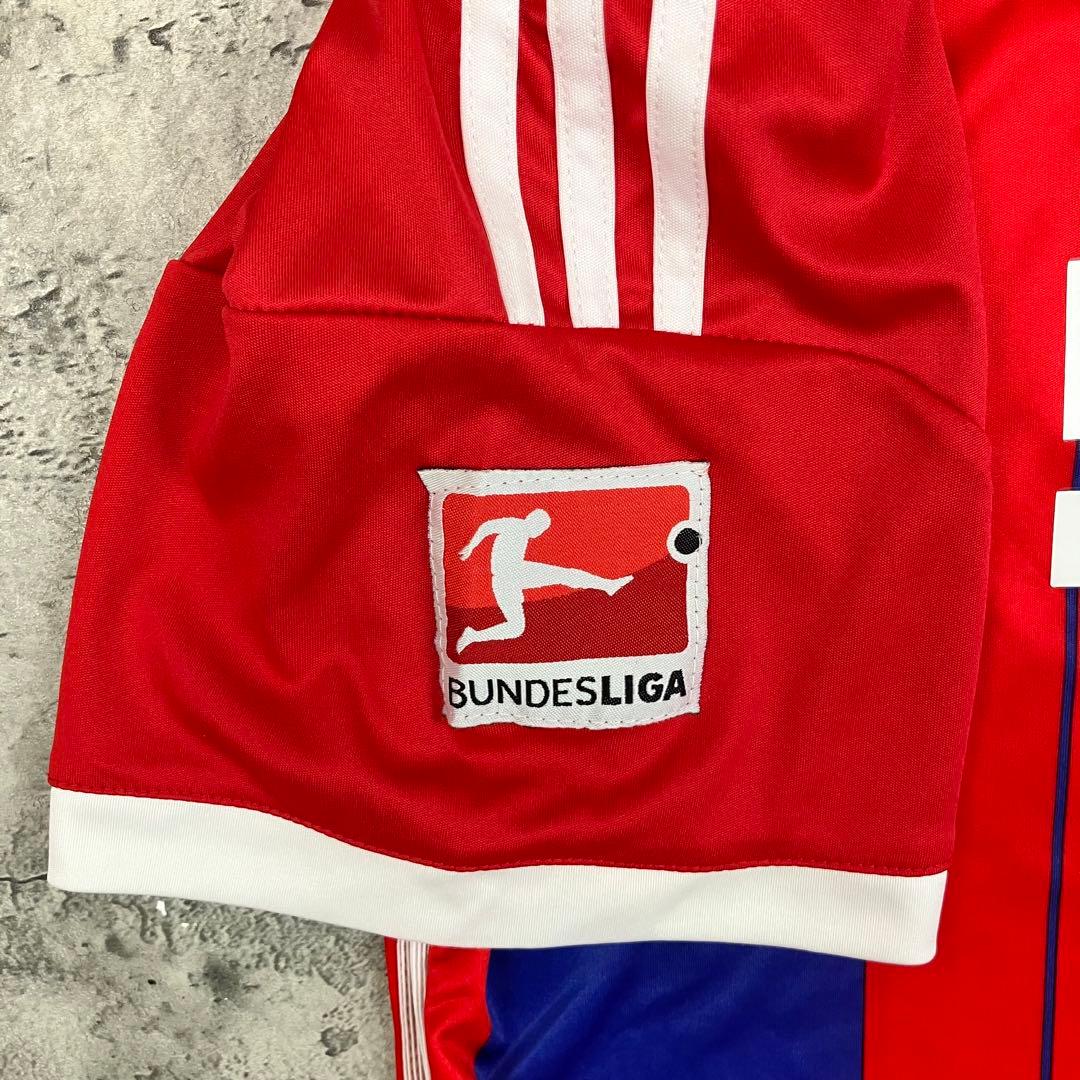 adidas バイエルン・ミュンヘン ゲームシャツ 古着 刺繍 企業ロゴ XL