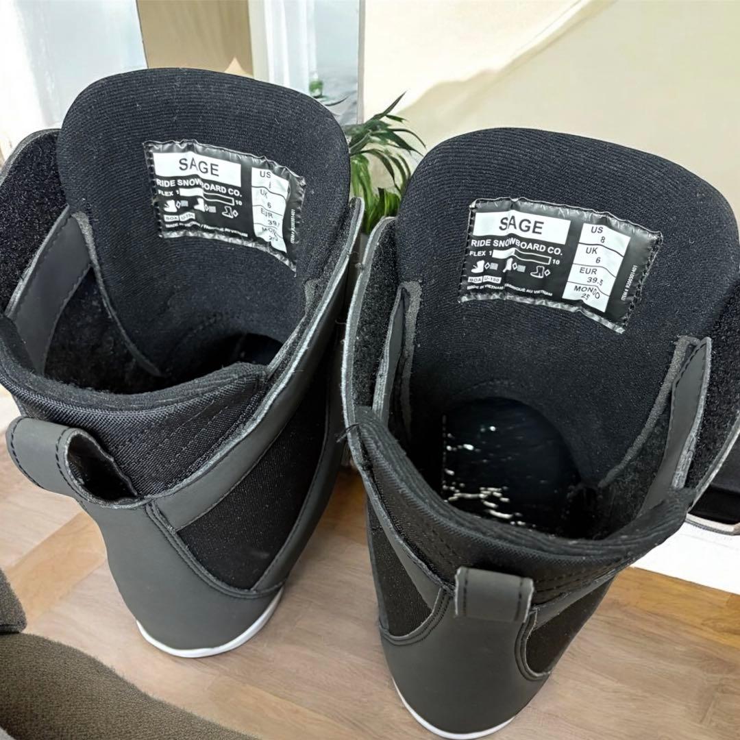 【極美品】RIDE SAGE 女性用スノーボードブーツ24.5