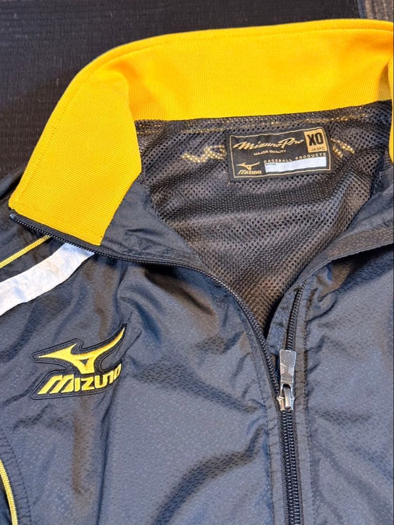 【上下サイズ別】MizunoPro ミズノプロ 黒×ゴールド ジャージ上下セット