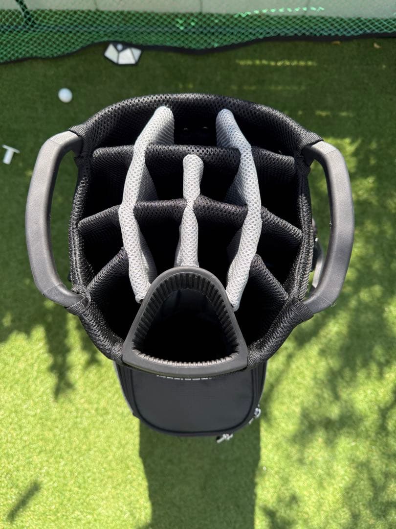 新品 Livsin Golf キャディバッグ ゴルフバッグ 9.5型 グレー