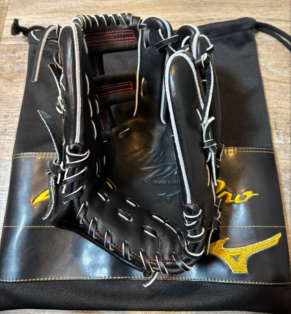 Mizuno Pro 黒 野球グローブ