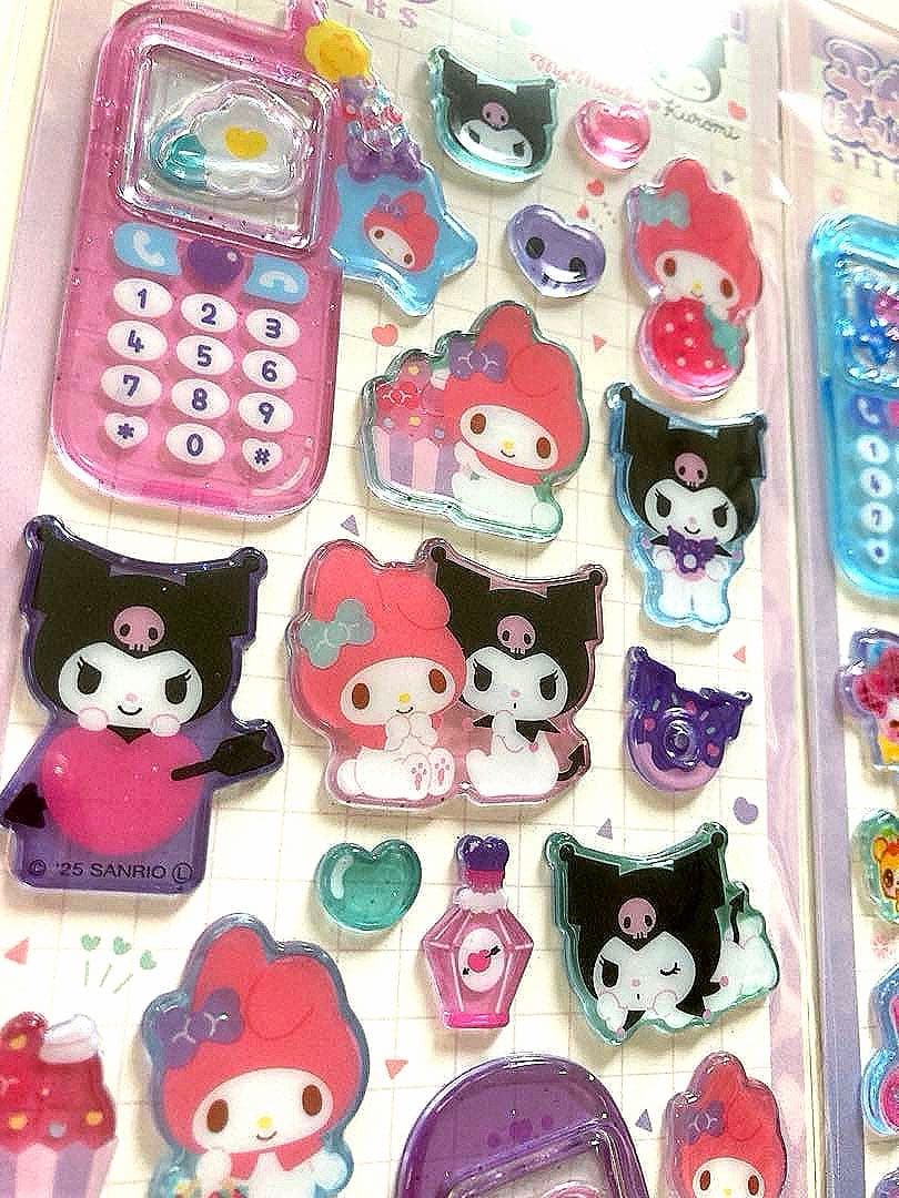 ぷくぷくシールまとめ売り　全14枚　　　サンリオ他
