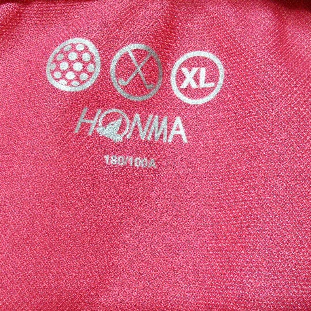 HONMA 本間 メンズゴルフウェア　チェリーピンク　サイズXL　半袖　新品