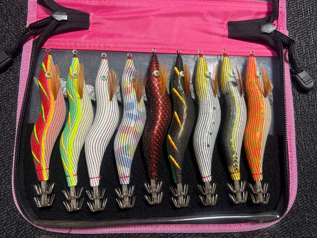 ハヤシ エギザル 餌木猿 3.5号 9本 ケース付き