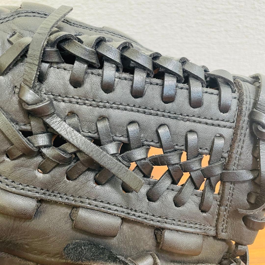 【極美品】MIZUNO ミズノ　ビューリーグ　軟式グローブ　右投げ　即戦力　黒色