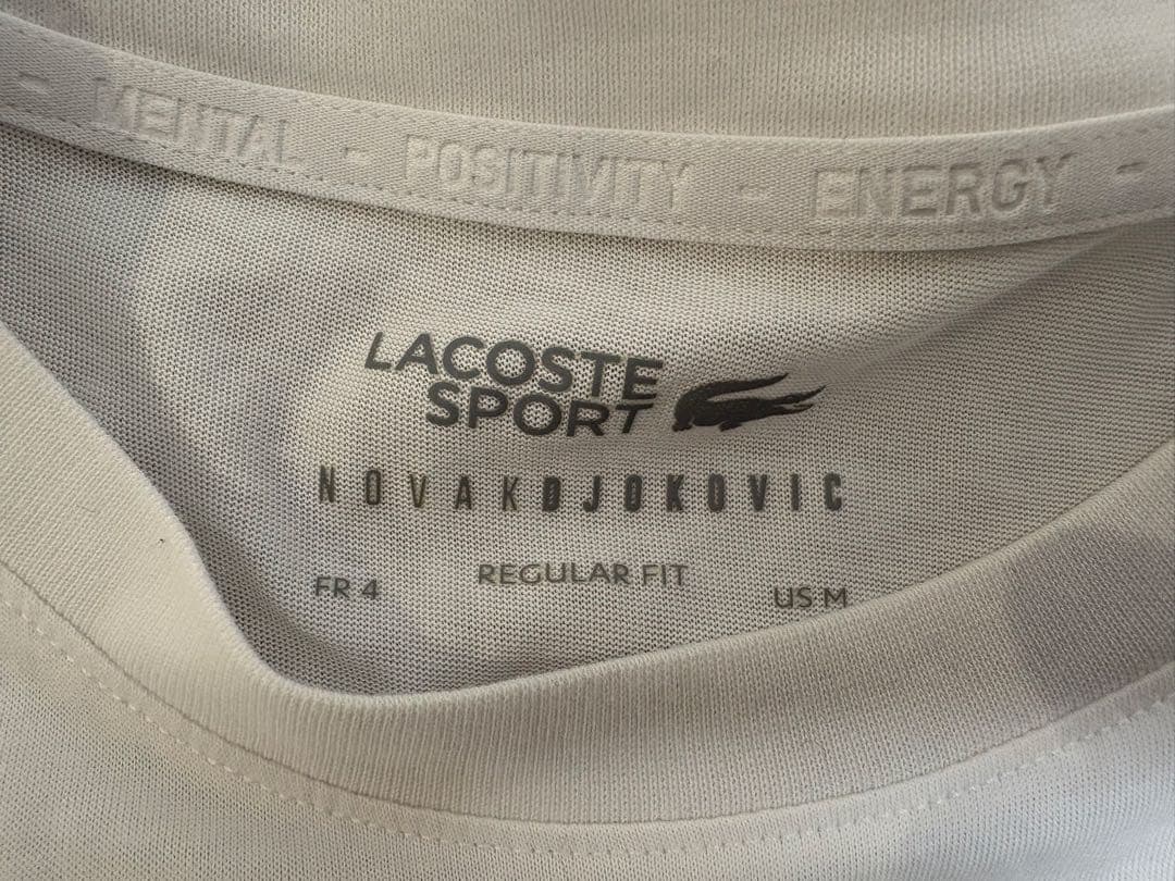 ラコステ ジョコビッチ シルエットロゴ Tシャツ テニス LACOSTE
