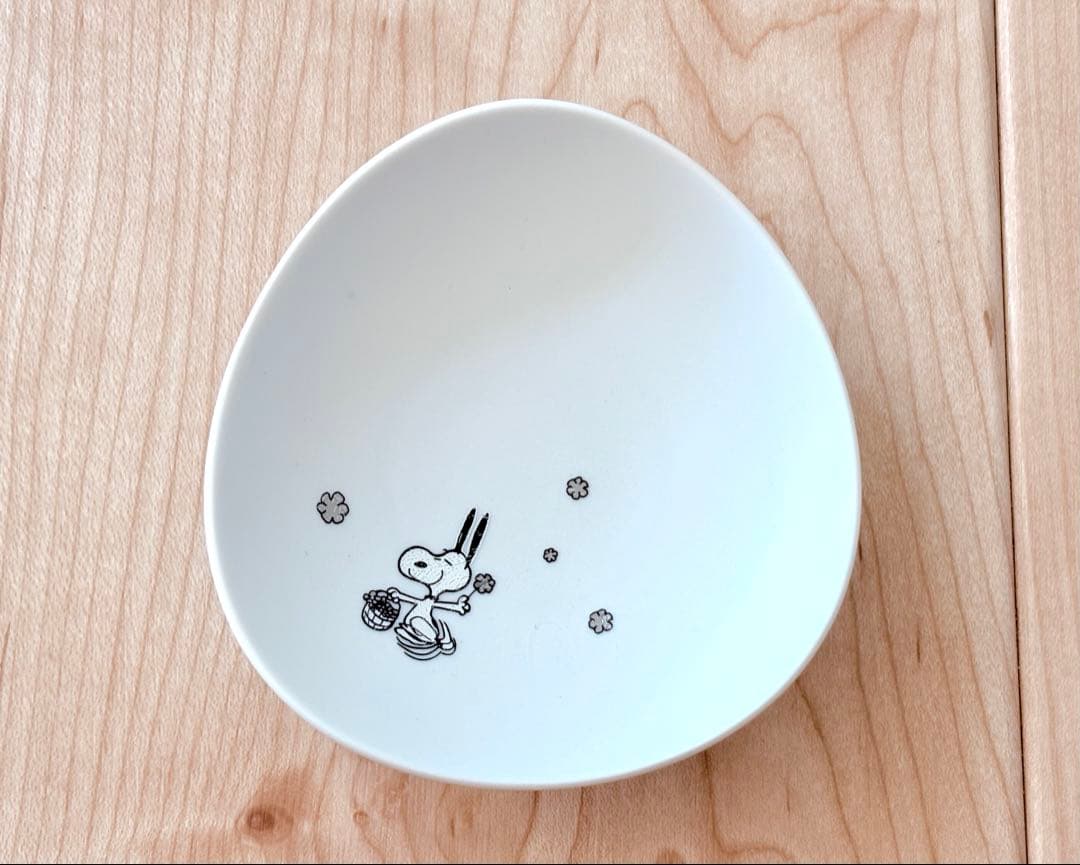 イイホシユミコ ×スヌーピー　SHIONARI almond dish ペア