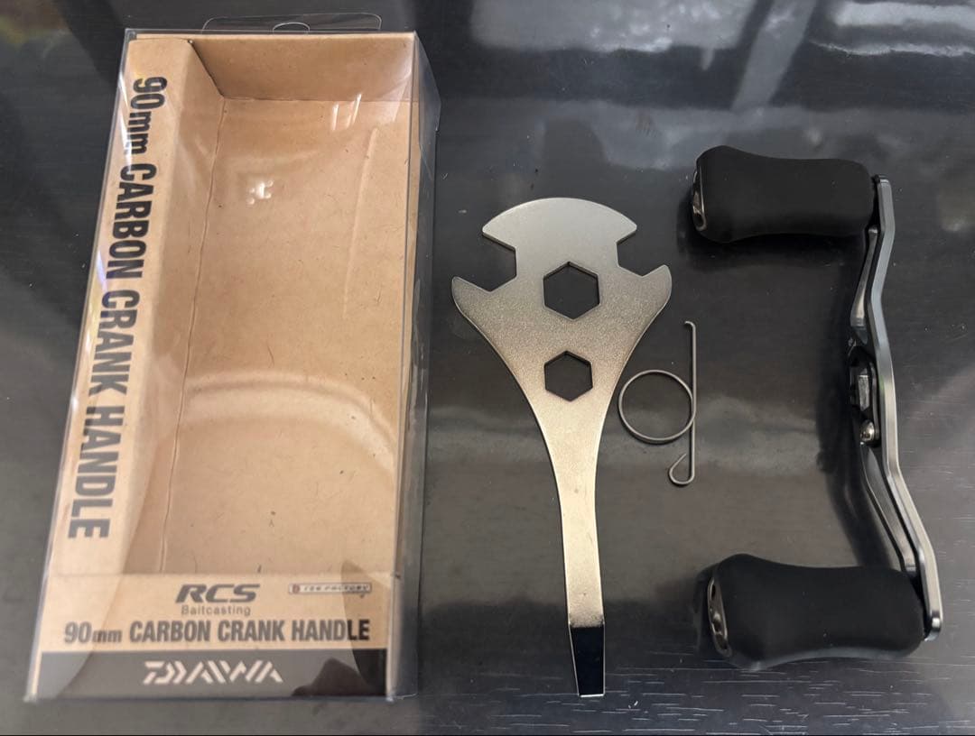 SLPワークス RCSB クランクハンドルセット 90mm パワーノブ ダイワ
