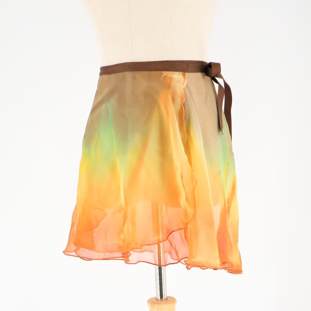 【美品 バレエ衣装】巻きスカート 2点セット watercolour