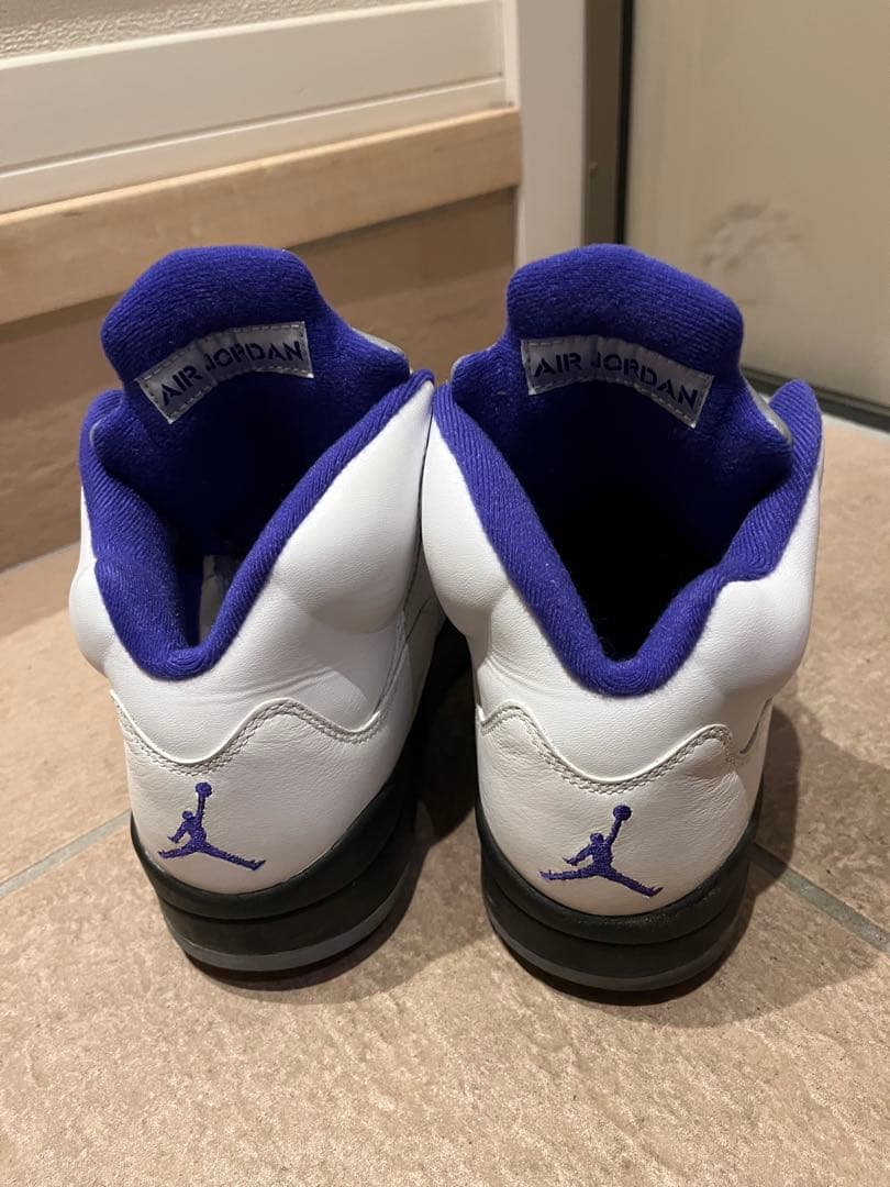 Air Jordan 5 ホワイト/パープル