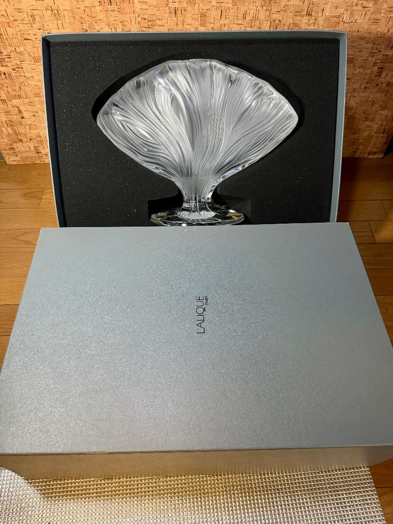 LALIQUE ラリック Ichor イコル クリスタルフラワーベース 花瓶