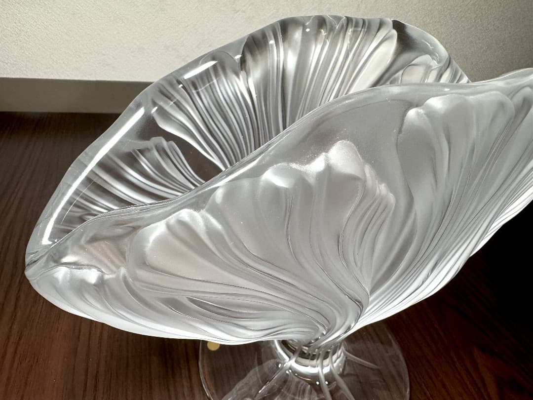 LALIQUE ラリック Ichor イコル クリスタルフラワーベース 花瓶