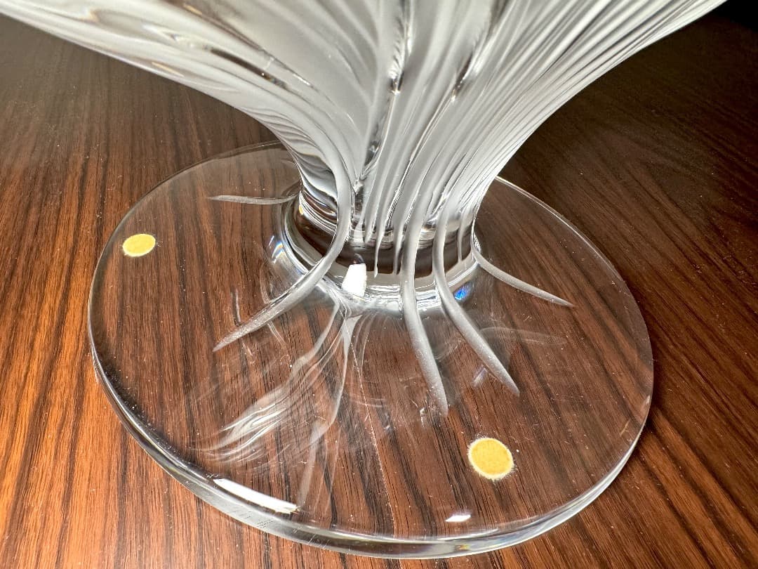 LALIQUE ラリック Ichor イコル クリスタルフラワーベース 花瓶