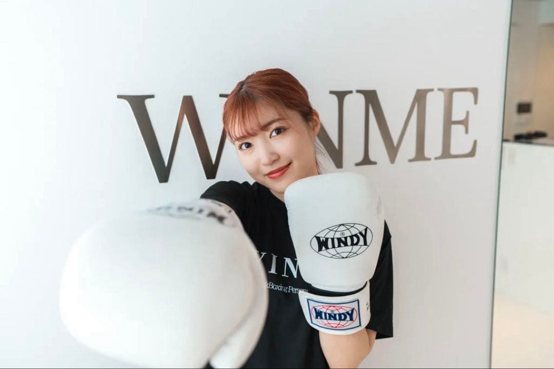 【希少カラー✨】Windy ボクシンググローブ本革製ピンク14ozウィンディ
