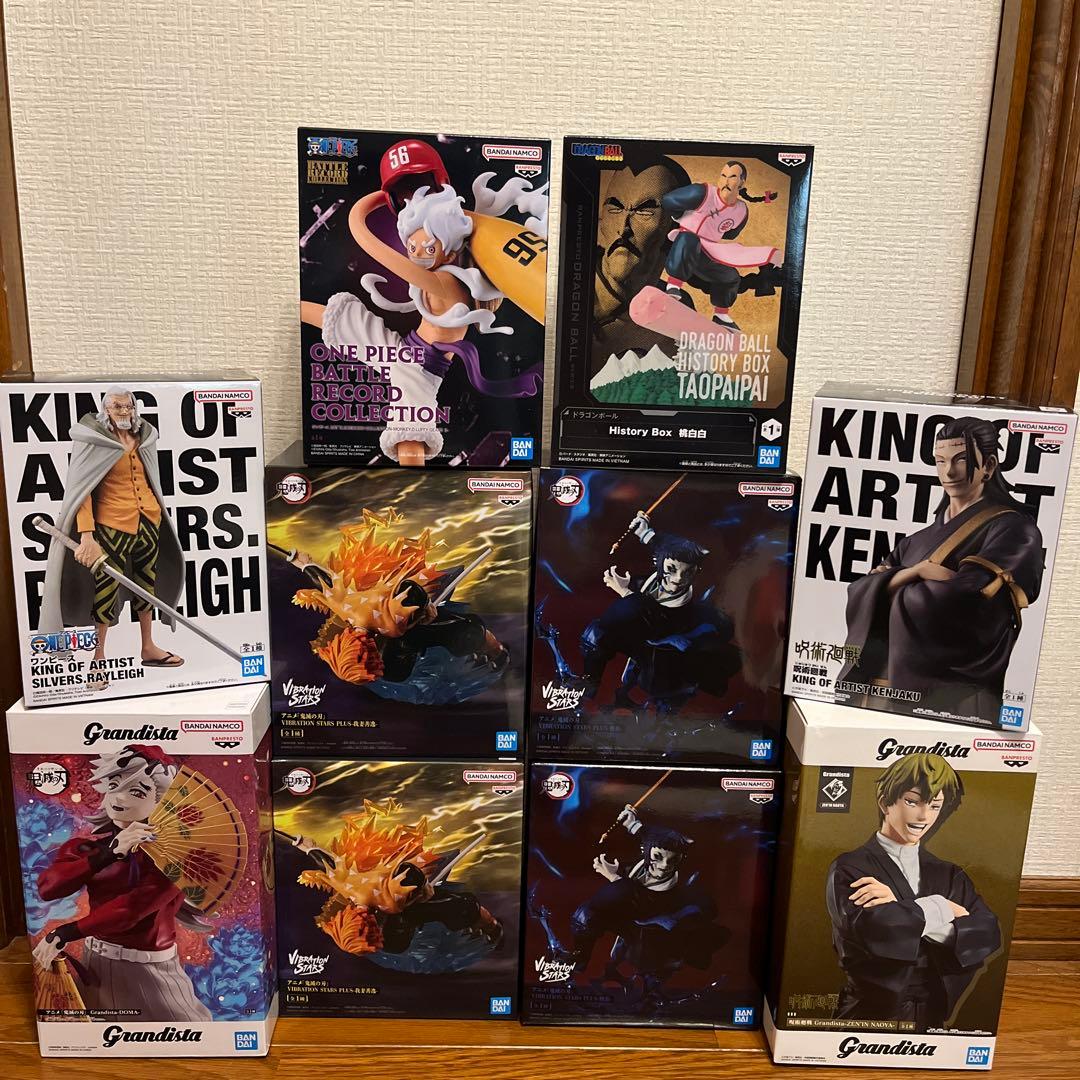 アニメキャラクターフィギュアセット12種15体