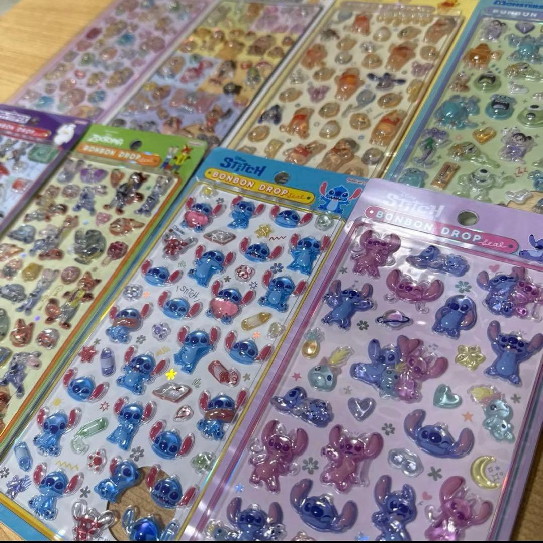 【正規品】ボンボンドロップシール ディズニー 8種類 コンプリート 第二弾
