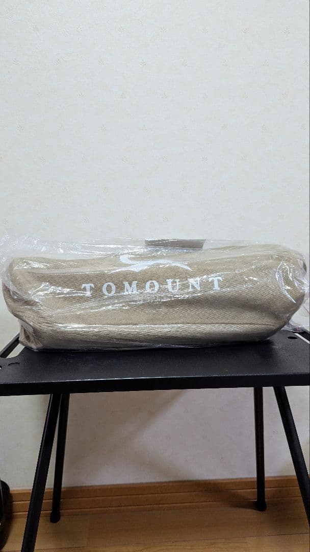 新品未使用TOMOUNT キャンプコット アウトドアベッド 幅広65cmベージュ