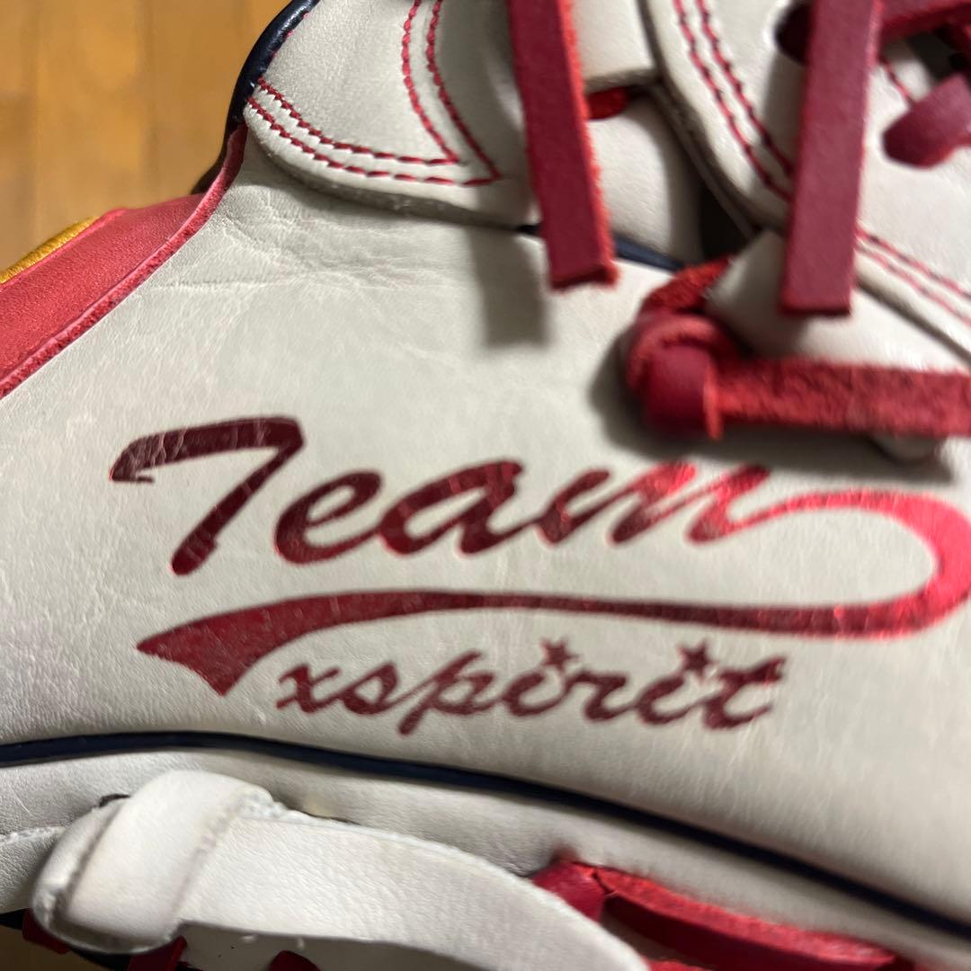 美品　限定品　型良し！ Rawlings グローブ クリーム＆レッド