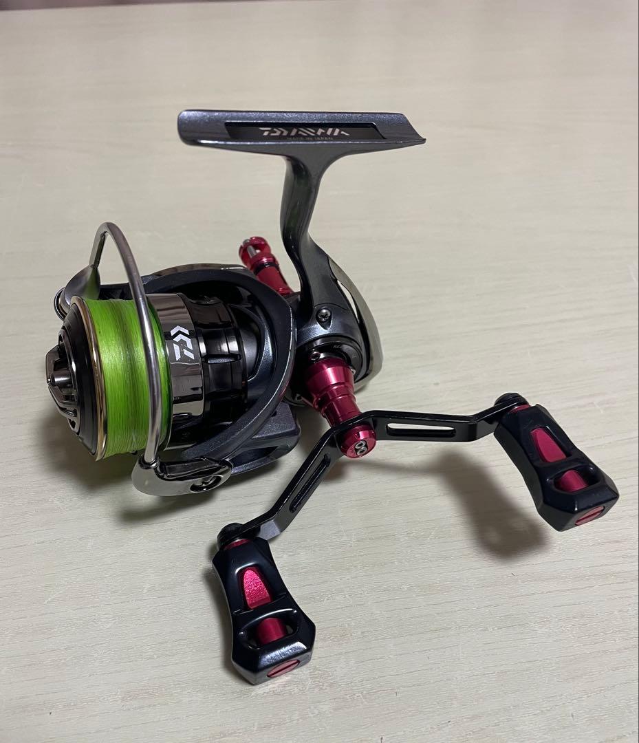 ドレス　ガトリング　ダブルハンドル＆リールスタンドセット(ダイワ用90mm)