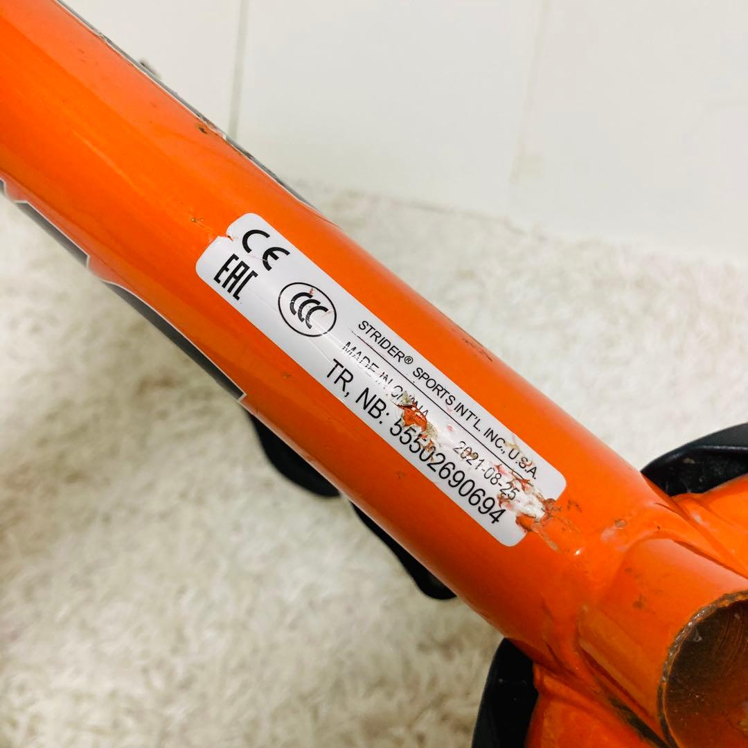 【良品】【日本正規品】【分解洗浄済み】ストライダー　スポーツモデル　オレンジ