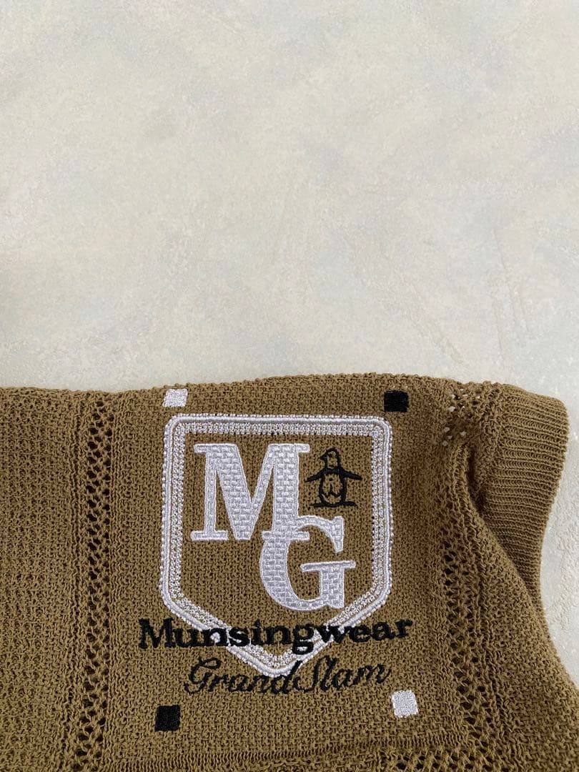 Munsingwear ニットベスト サイズL メンズ マンシングウェア ゴルフ
