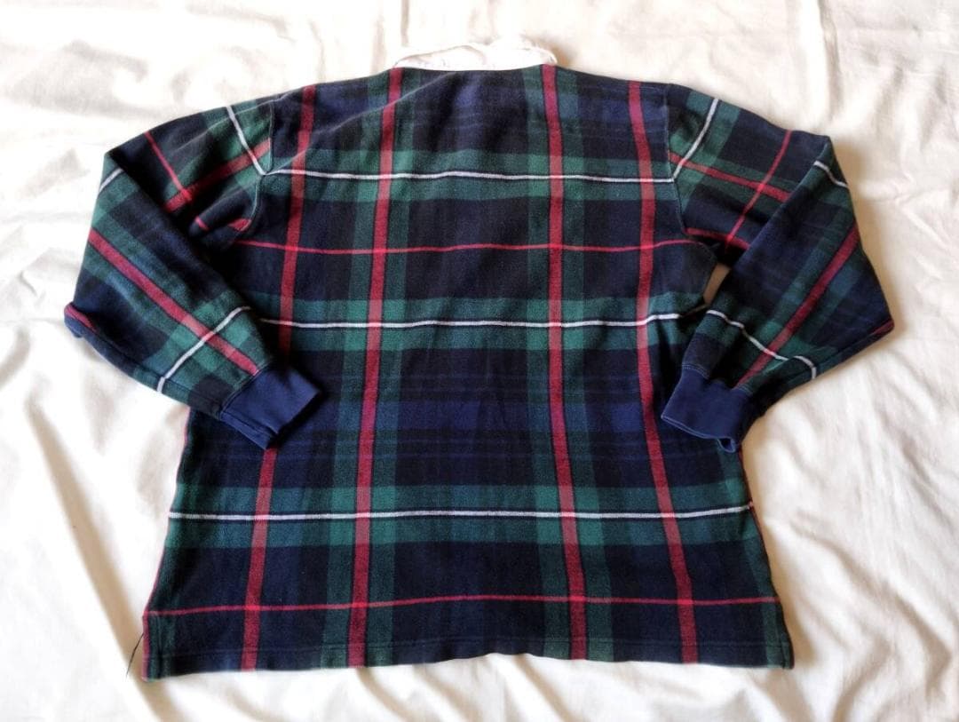 Ralph Lauren ラルフローレン　チェックラガーシャツ　L９０’ｓ