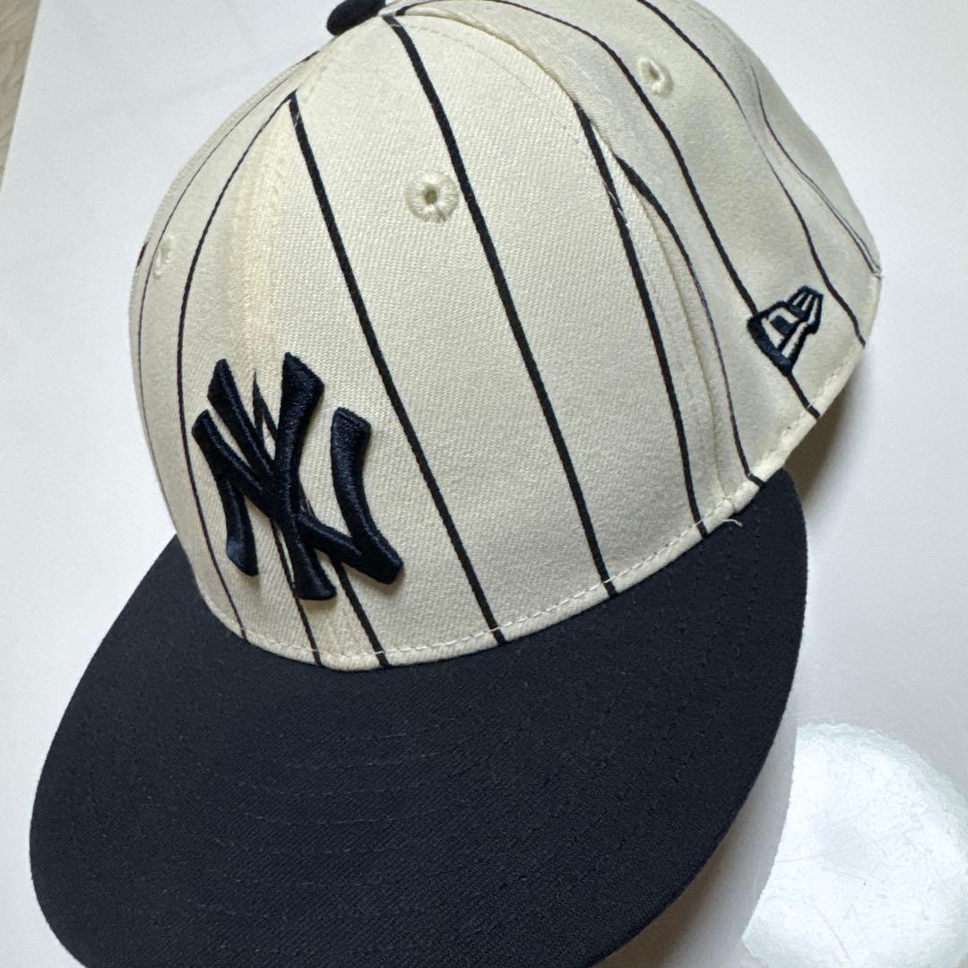 ニューエラ　New York Yankees ストライプキャップ　7 2/1