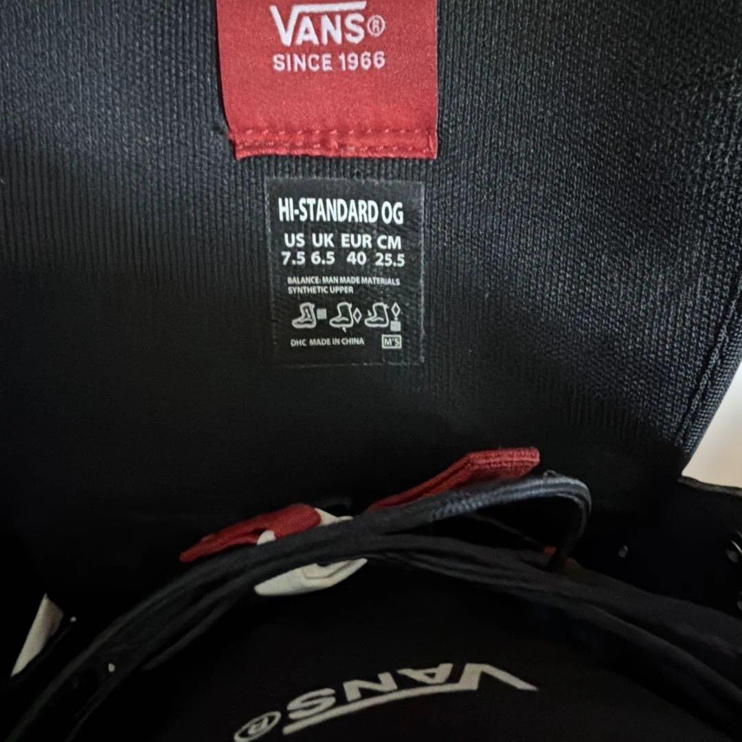 vans hi standard og スノーボードブーツ