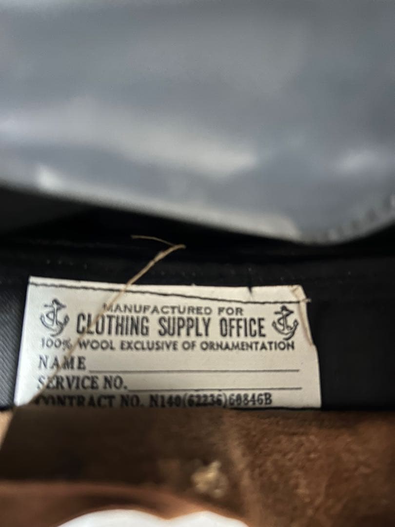 vintage US navy ウール　セーラーハット　制帽