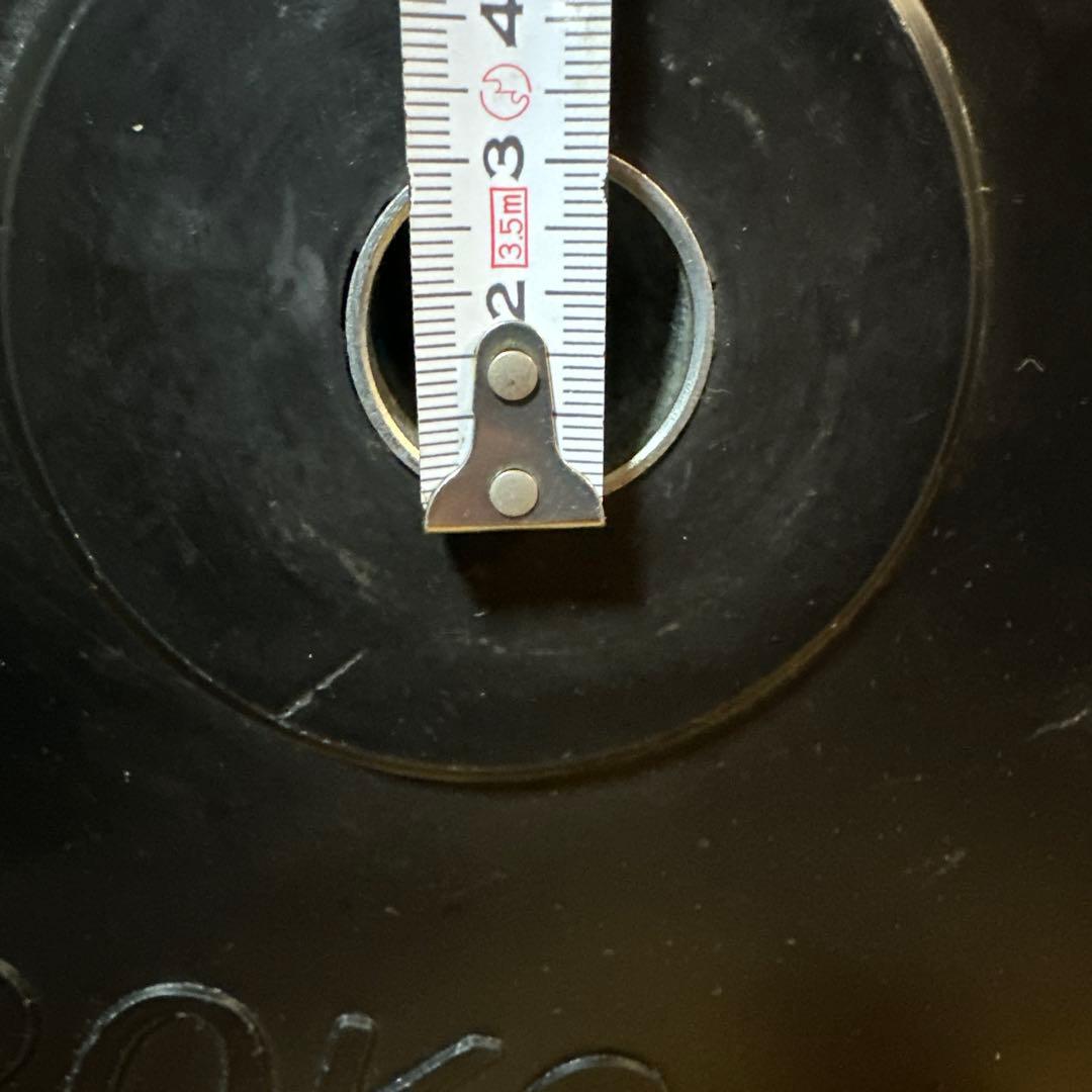 20kg バーベル プレート 1枚 ラバー ② 穴径約 28mm