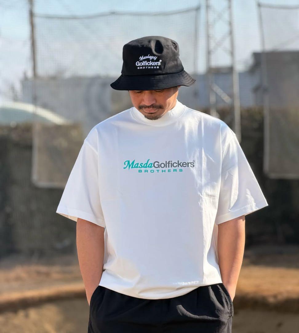【新品限定品】Golfickers×Masdagolf バケットハット ブラック