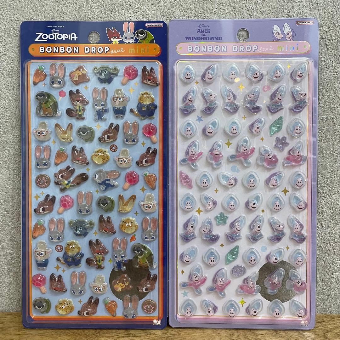 【正規品】 ディズニー ボンボンドロップシール mini全種類セット