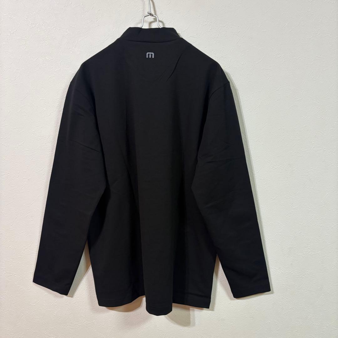 【TravisMathew】新品　チェストプリント長袖モック　メンズ２ＸＬ