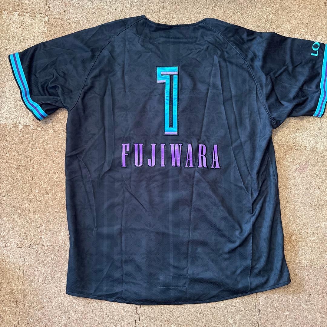 千葉ロッテマリーンズ　ブラックサマー　レプリカユニフォーム FUJIWARA 1