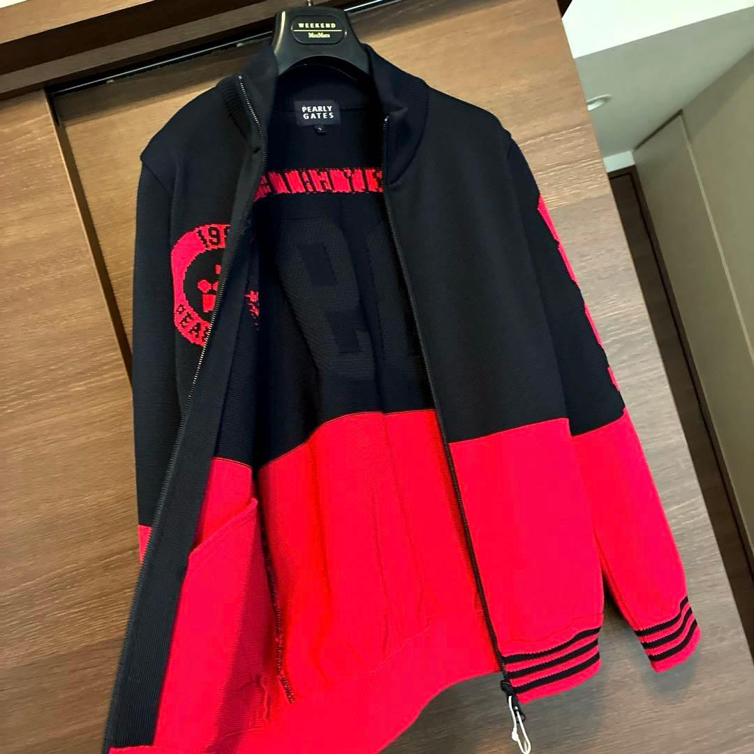 ☆新品タグ付 春夏商品 パーリーゲイツ バイカラー ジップアップセーター『1』☆