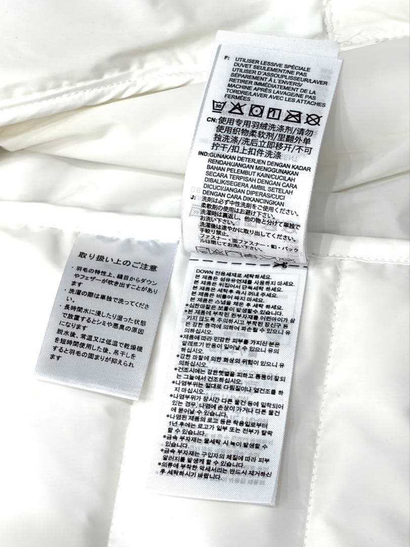 アディダス adidas ホワイト キルティングダウンジャケット XL ゴルフ
