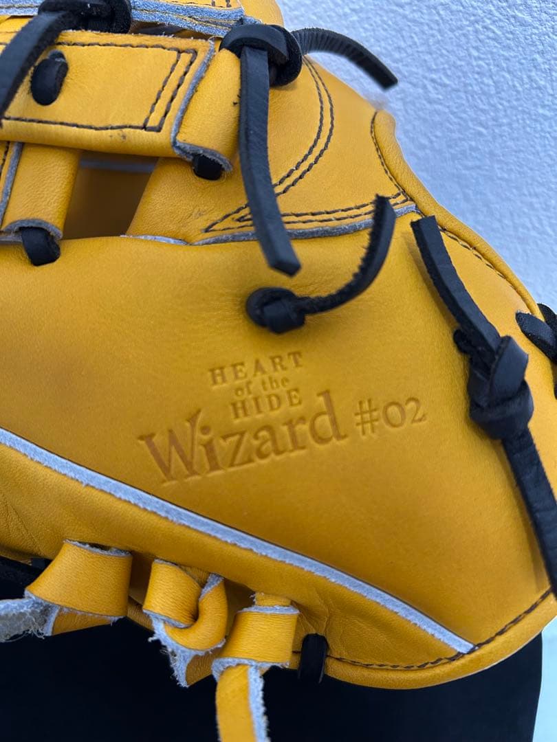 今週末まで値下げ！！Rawlings wizard02 一般軟式　ゴールドタン
