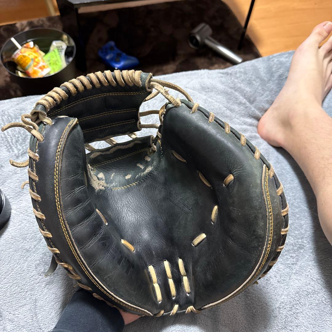 ZETT 硬式グローブ 黒