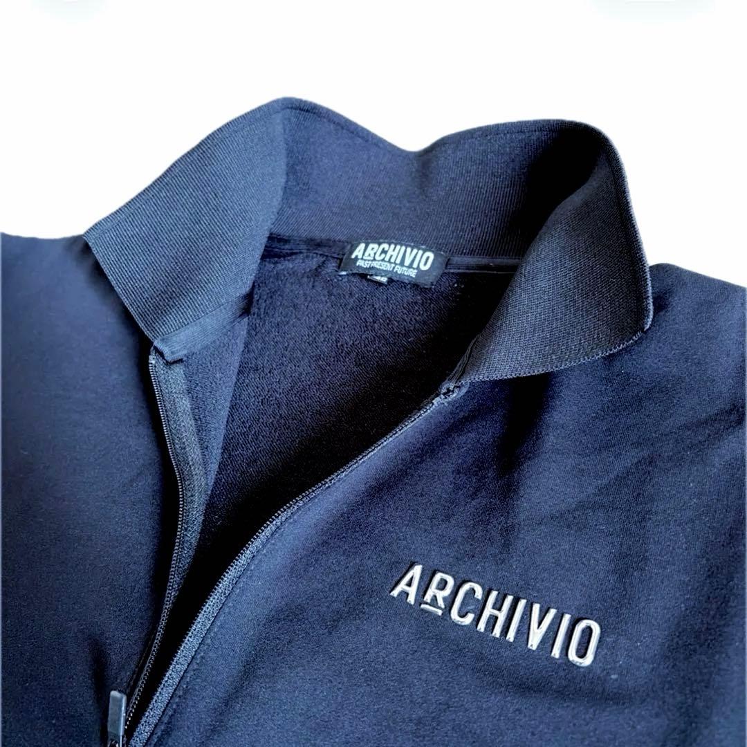 archivio アルチビオ ゴルフウェア プルオーバー サイズ46 黒