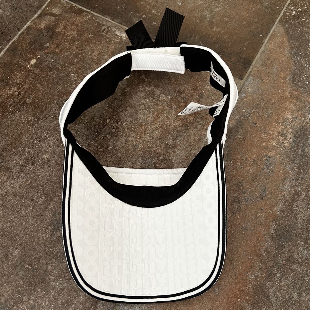 LANVIN レディース サンバイザー ＵＶカット バイザー ゴルフキャップ