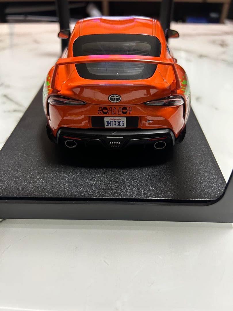トヨタ GR Supra ミニカー オレンジ ワイルドスピード