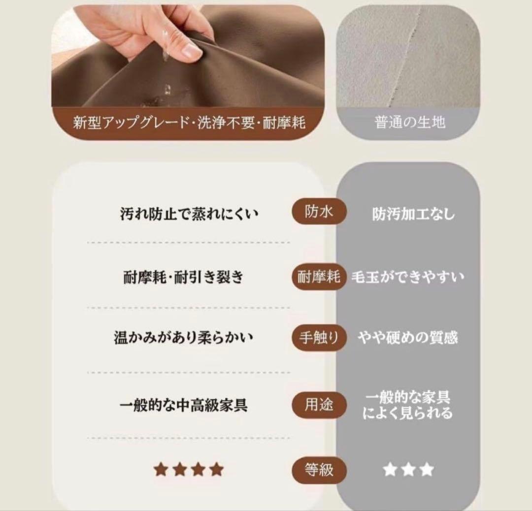 1人掛けソファ PUレザー コンパクト 防水 防汚 クッション付き グレー