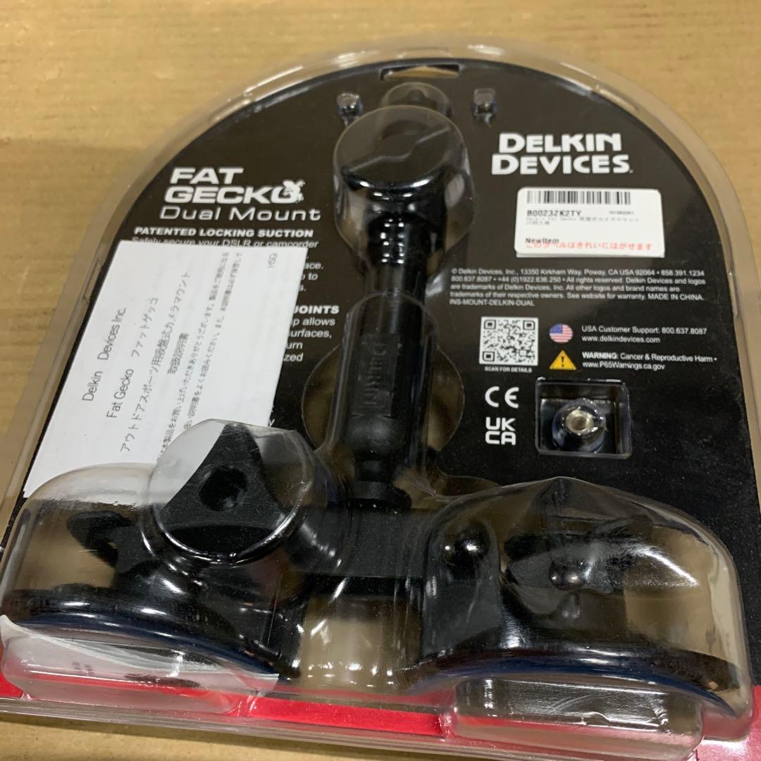 新品　Delkin Fat Gecko 吸盤式カメラマウント US輸入版
