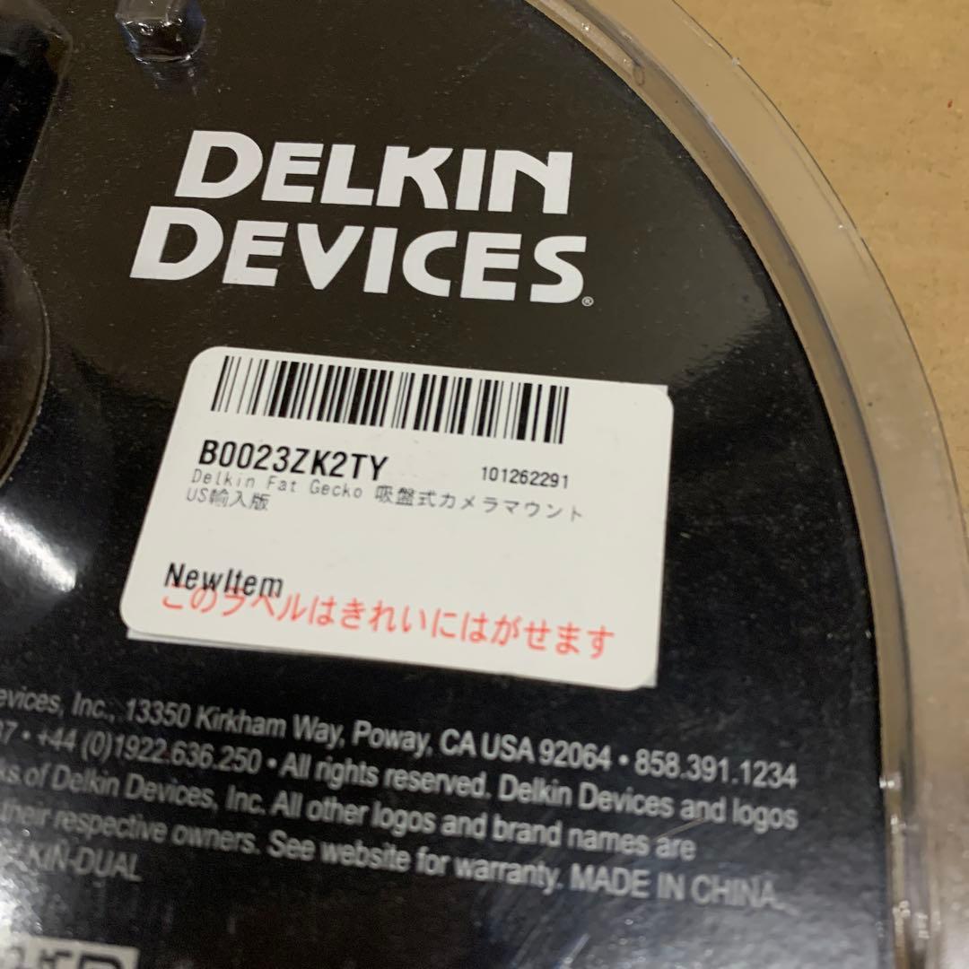 新品　Delkin Fat Gecko 吸盤式カメラマウント US輸入版
