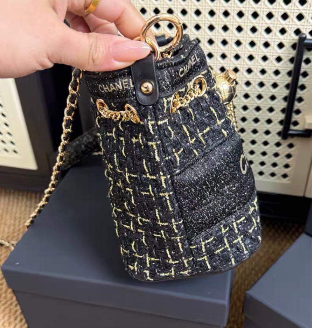 CHANEL ノベルティ　ツイード　ショルダーバッグ　ポーチ　 非売品　ブラック