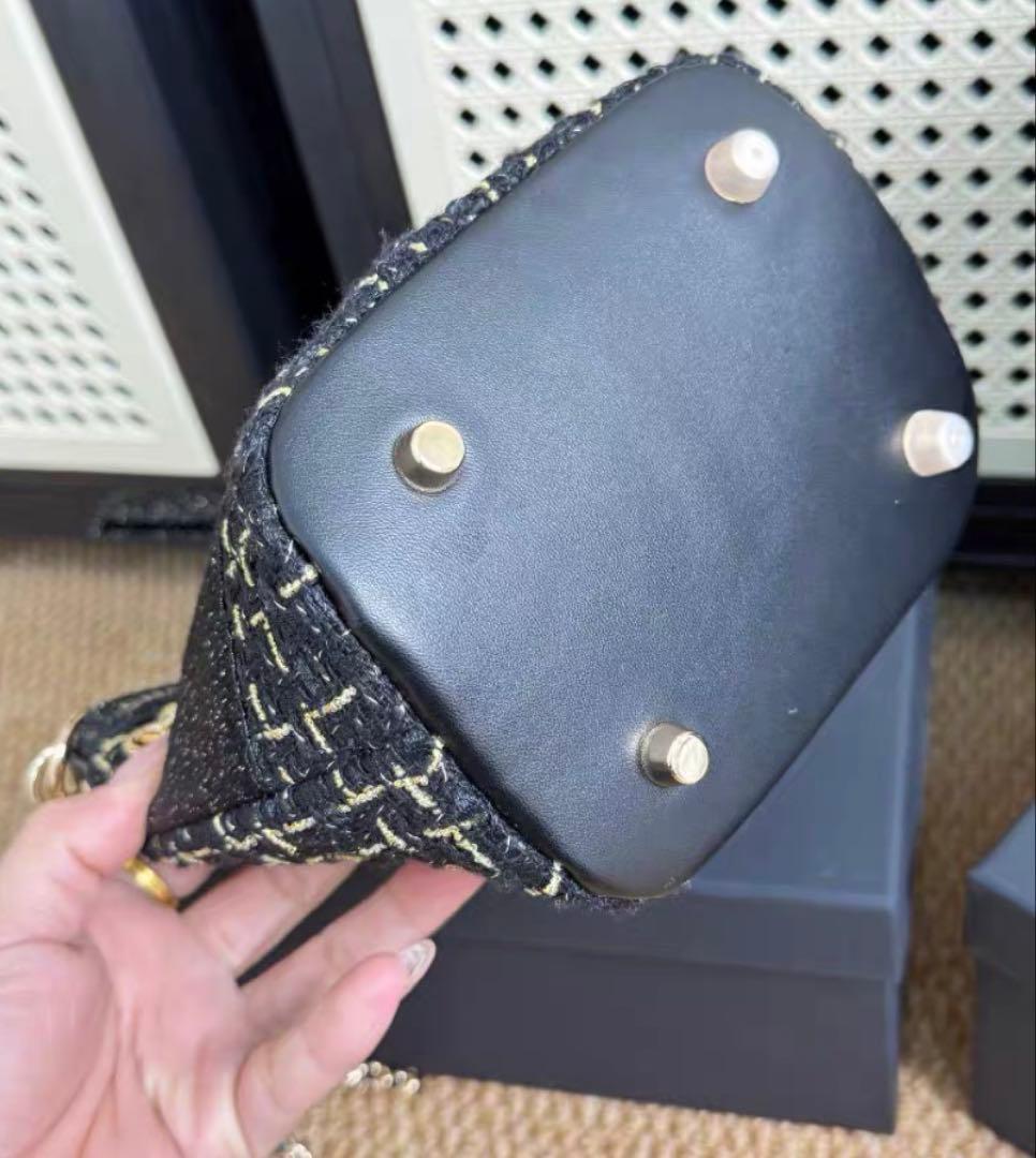 CHANEL ノベルティ　ツイード　ショルダーバッグ　ポーチ　 非売品　ブラック