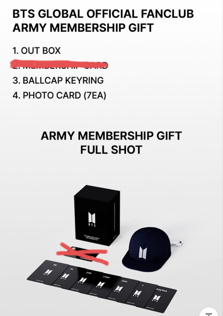 新品未開封 ！！BTS ARMY メンバーシップKIT